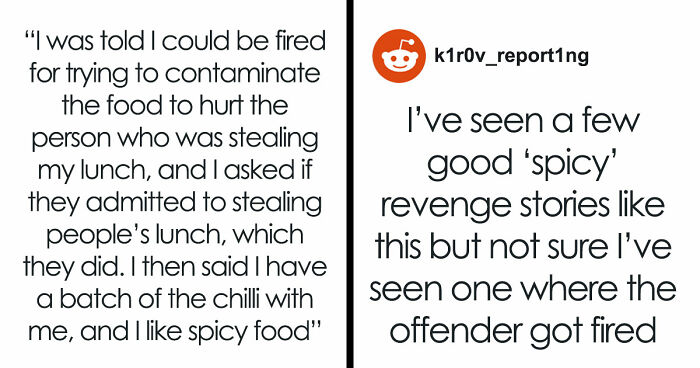 Office Food Thief Steals Ghost Pepper Chili And Runs To HR, Accidentally Speeds Up Their Own Firing