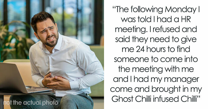 Office Food Thief Steals Ghost Pepper Chili And Runs To HR, Accidentally Speeds Up Their Own Firing