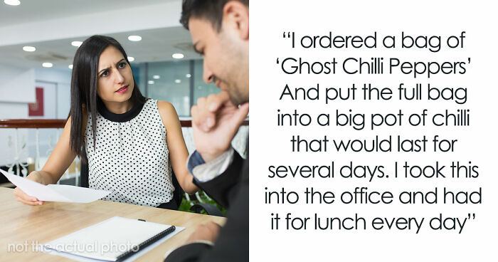 Office Food Thief Steals Ghost Pepper Chili And Runs To HR, Accidentally Speeds Up Their Own Firing