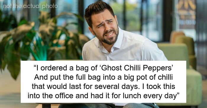 Office Food Thief Steals Ghost Pepper Chili And Runs To HR, Accidentally Speeds Up Their Own Firing