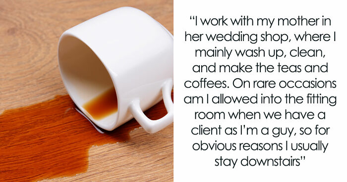 Entitled Mom Ignores Bridal Shop Rules, Dumps Coffee On A $2K Dress And Ends The Day In Handcuffs