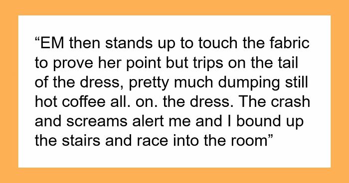 Entitled Mom Ignores Bridal Shop Rules, Dumps Coffee On A $2K Dress And Ends The Day In Handcuffs