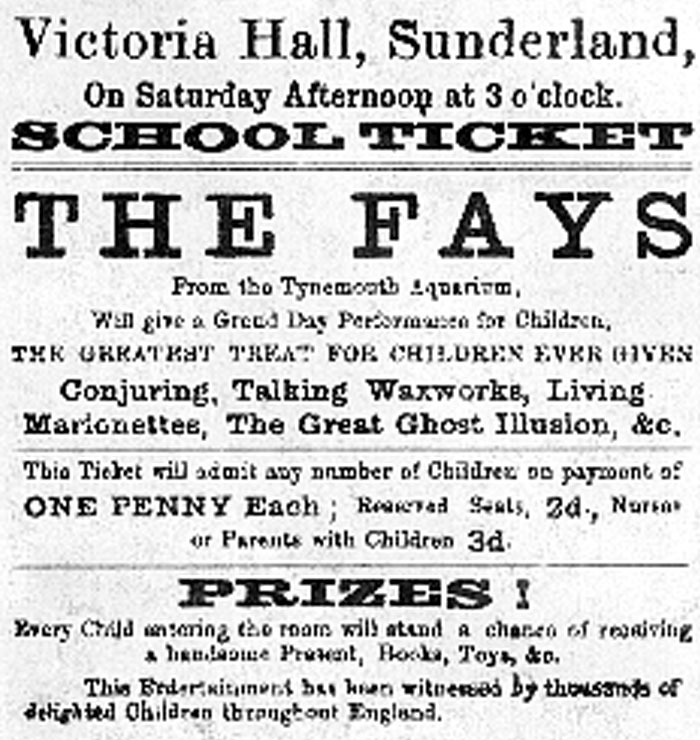 Historic newspaper clipping of a school ticket event in dark Wikipedia rabbit holes