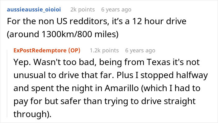 Reddit discussion about long drive after failed job interview experience Reddit discussion about long drive after failed job interview experience