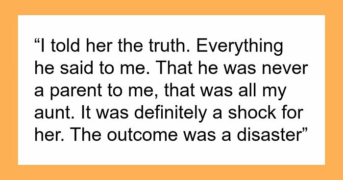 Son Unfairly Abandoned By Dad Reveals The Truth To His New Wife, Leads To Marriage Falling Apart
