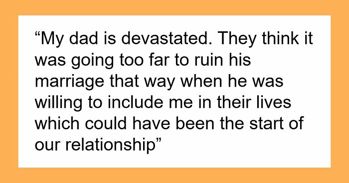 Son Unfairly Abandoned By Dad Reveals The Truth To His New Wife, Leads To Marriage Falling Apart