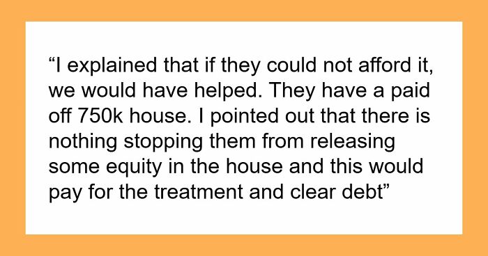 Couple Pay For Luxury Trips But Won’t Fund Their Own Sick Kid, Get Mad As Relatives Won’t “Chip In”