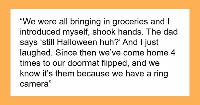 Parents Believe Creepy Clown Doormat Is Too Scary For Their Young Son, Start Crossing Boundaries