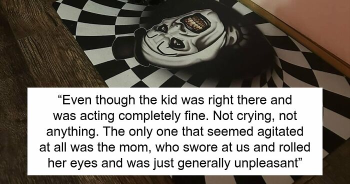 Parents Believe Creepy Clown Doormat Is Too Scary For Their Young Son, Start Crossing Boundaries