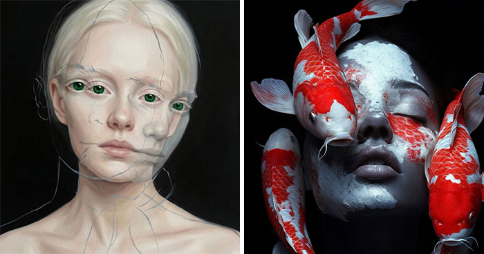 This Artist Blends Portraits, Nature, And Architecture Into Mesmerizing Digital Art (40 Pics)