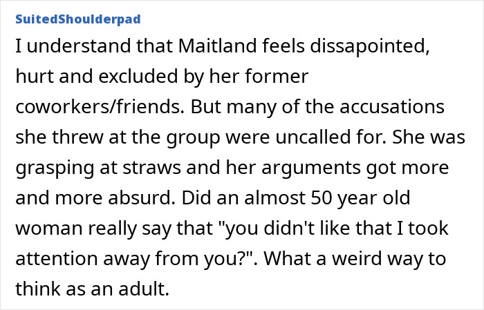 Comment about Maitland feeling disappointed by former colleagues in adult entertainer career Comment about Maitland feeling disappointed by former colleagues in adult entertainer career