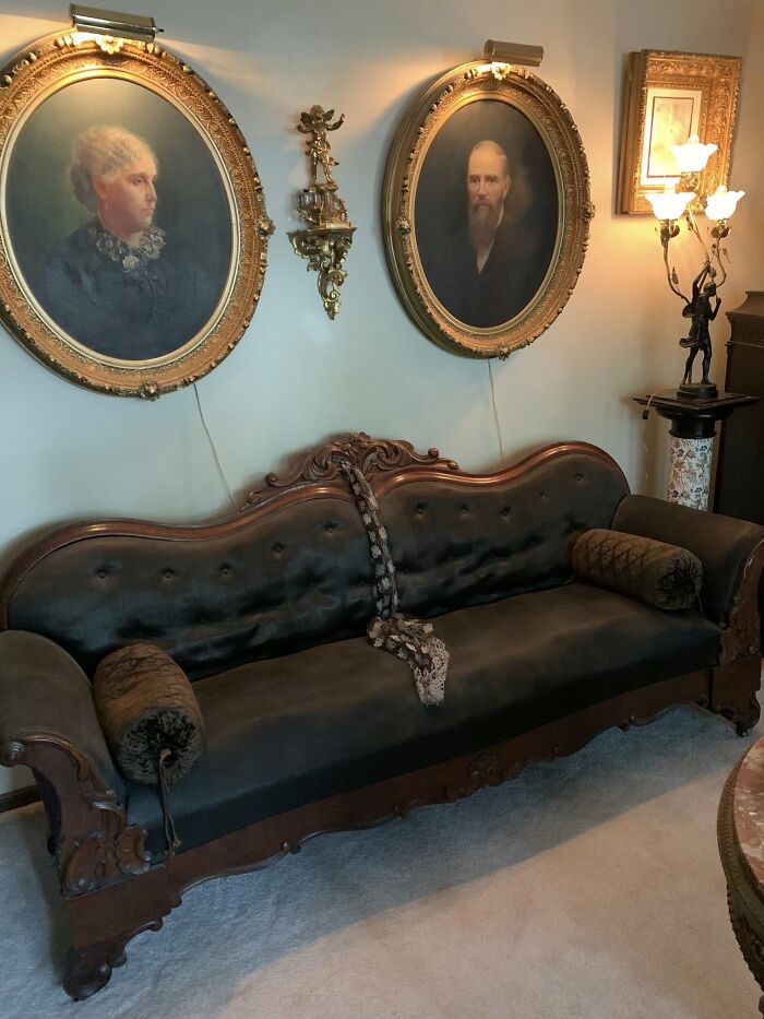 Can You Imagine Sitting On A Horse Hair Sofa?