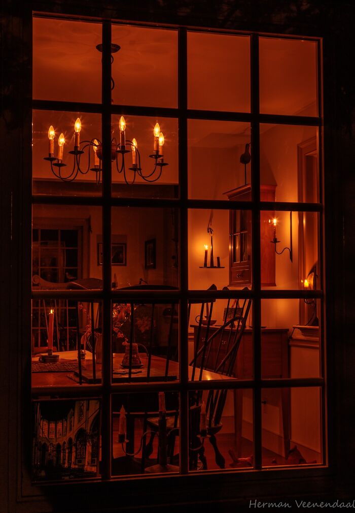 Outside Looking Into My Dining Room