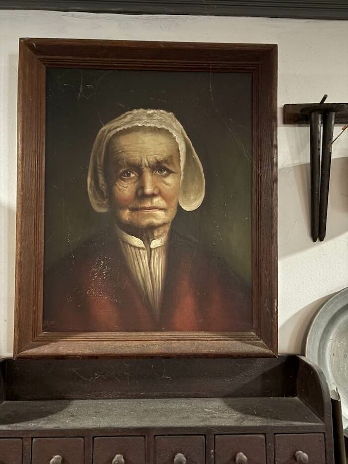 I Purchased This Painting Of A Very Handsome Woman A Few Years Ago, Not Signed