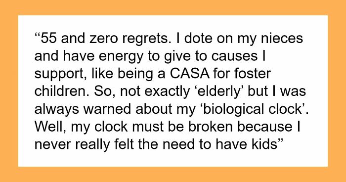 47 Older People That Chose Not To Have Kids Reveal If They Regret The Decision Now