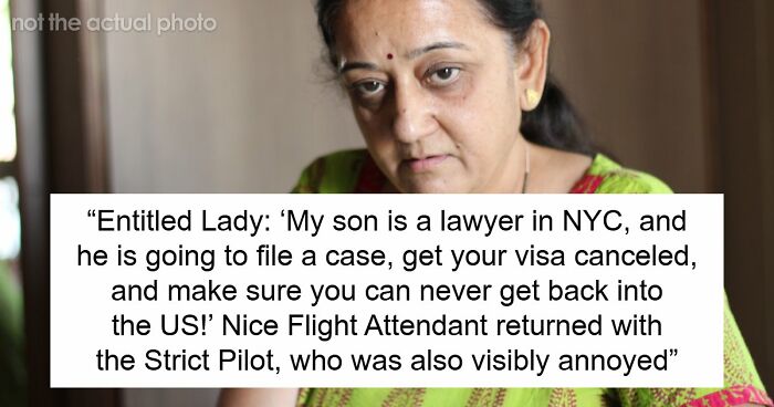 Karen Creates Havoc During A Flight, Only To Find The Police Waiting On Her After Landing