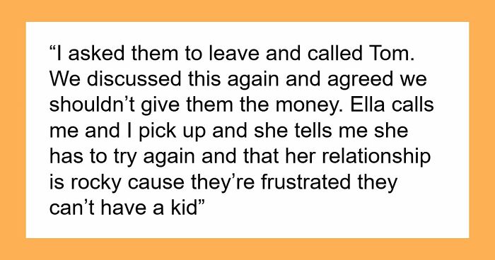 Sis Thinks IVF Struggles Entitle Her To Entire Inheritance, Explodes After Being Offered 50% Instead
