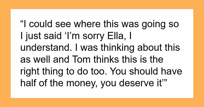 Sis Thinks IVF Struggles Entitle Her To Entire Inheritance, Explodes After Being Offered 50% Instead