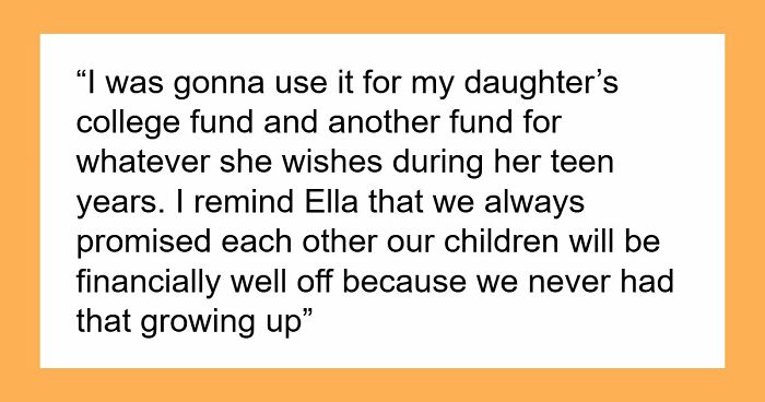 Woman Tries To Split Inheritance Fairly, Entitled Sister Wants It All For IVF And Throws A Fit