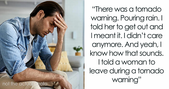 Man Kicks Out His Cheating Wife During A Tornado, Not Even Her Kids Want To Join Her Pity Parade