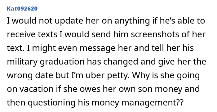 Financially Irresponsible MIL Refuses DIL's Request To Pay Back $1.5K Loan, Says She's On Vacation