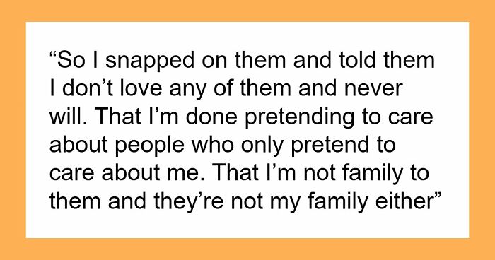 Teen Spends Years Being Hated By Family For Being An “Affair Baby”, Finally Tells Them Everything