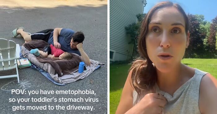 Momfluencer Makes Sick Toddler Sleep In The Driveway Because She Has “Emetophobia”