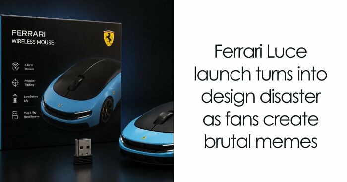 “Bubble Gum Ferrari”: Social Media Mocks Ferrari’s Bold Electric Vehicle Design