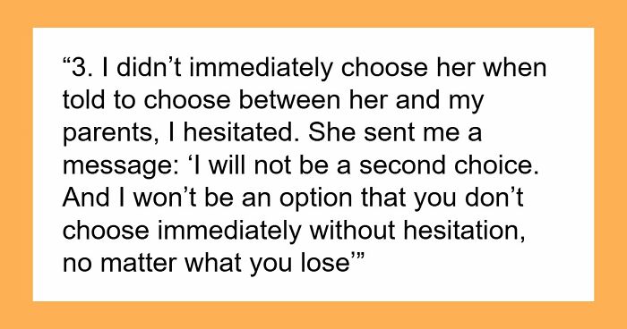 Sly Fiancée Expects Guy To Cut Off His Parents As They’re Manipulative, He Doesn’t Know What To Do