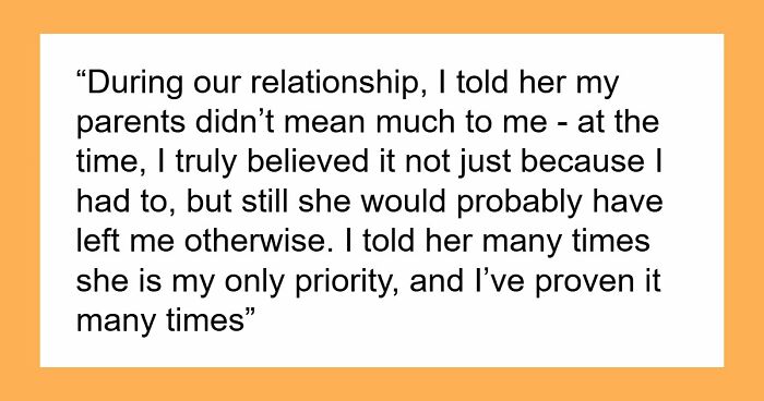 Sly Fiancée Expects Guy To Cut Off His Parents As They’re Manipulative, He Doesn’t Know What To Do