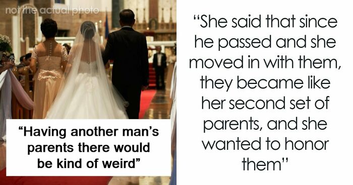 Guy Is Confused After Fiancée Wants Late Husband’s Parents To Walk Her Down The Aisle: “I Feel Weird About It”