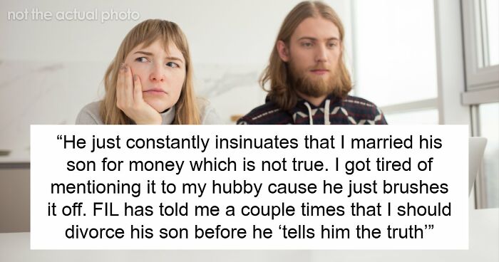 Cruel FIL Thinks DIL’s A Gold Digger, She’s Horrified As He Lies To Son That She’s Having An Affair