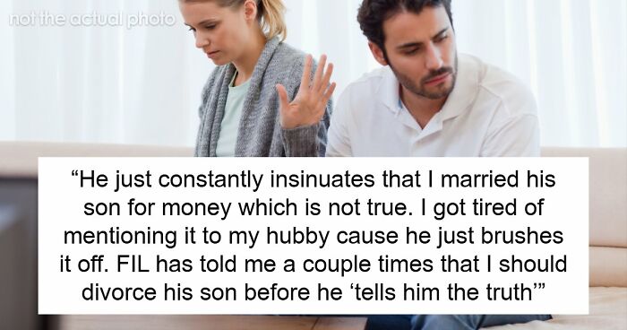 Cruel FIL Thinks DIL’s A Gold Digger, She’s Horrified As He Lies To Son That She’s Having An Affair