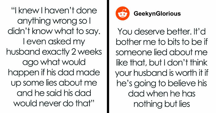 Cruel FIL Thinks DIL’s A Gold Digger, She’s Horrified As He Lies To Son That She’s Having An Affair