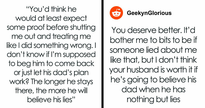 Cruel FIL Thinks DIL’s A Gold Digger, She’s Horrified As He Lies To Son That She’s Having An Affair