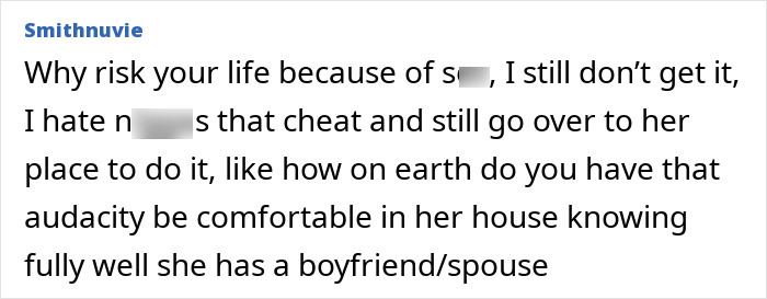 Comment expressing confusion about risking life in affair from viral fall clip