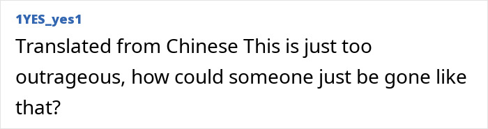 Comment translating and expressing outrage about viral fall incident