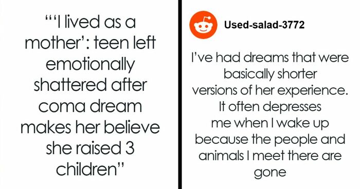 19YO Spends 3 Weeks In A Coma Raising Triplets For 7 Years, Wakes Up Heartbroken They Never Existed