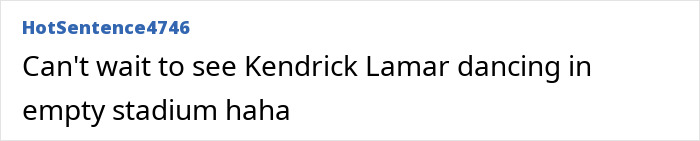 A social media post from HotSentence4746, humorously anticipating Kendrick Lamar dancing in an empty stadium, highlighting negative World Cup sentiment. A social media post from HotSentence4746, humorously anticipating Kendrick Lamar dancing in an empty stadium, highlighting negative World Cup sentiment.