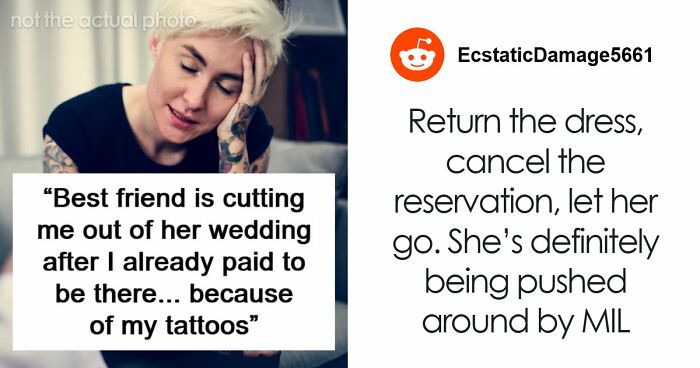 Maid Of Honor Gets Her Title Taken Away Because Her Tattoos Aren’t Suitable For Church Anymore