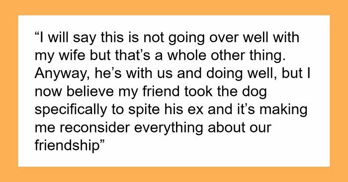 Guy Keeps Ex’s Old Dog With Him Out Of Spite, Hands Him Over To Friend After It Becomes Too Much