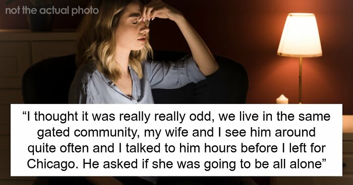 Friend Visits Couple’s Home At Night Knowing Woman Is Alone, Hubs Notices Strange Behavior On Camera