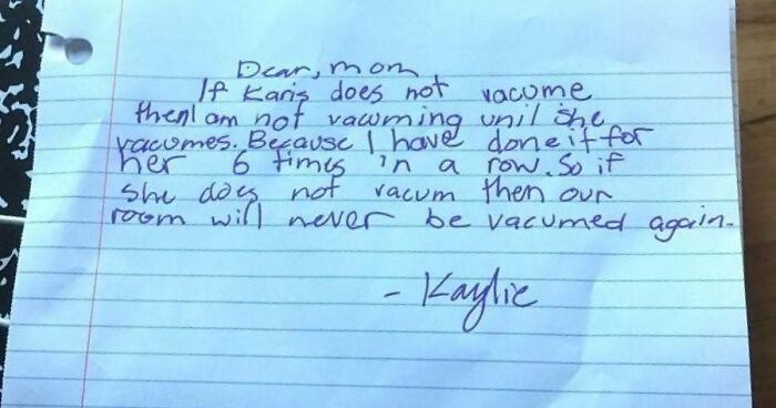65 Funny Notes From Kids Who Had Complaints, Demands, And Big Feelings