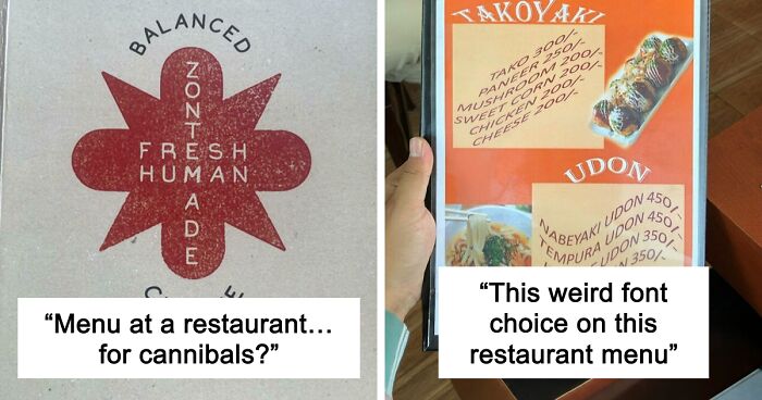 “Fresh Human”: 58 Funny Restaurant Menu Fails That Had People Spitting Their Food (New Pics)