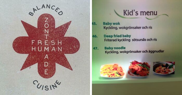 “Fresh Human”: 58 Funny Restaurant Menu Fails That Had People Spitting Their Food (New Pics)
