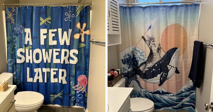 64 Quirky And Hilarious Shower Curtains That Perfectly Show People’s Personalities
