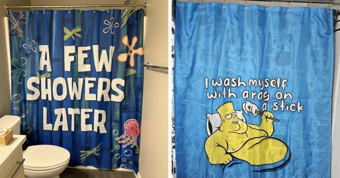 64 Quirky And Hilarious Shower Curtains That Perfectly Show People’s Personalities