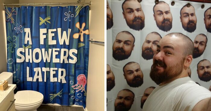 64 Quirky And Hilarious Shower Curtains That Perfectly Show People’s Personalities