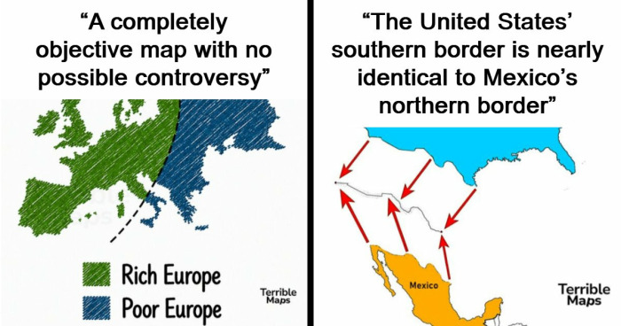 85 Maps That Have No Business Being This Horrible Yet Funny At The Same Time