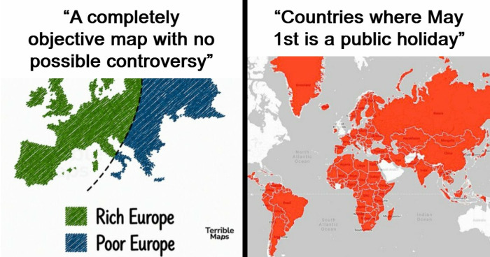 85 Maps That Have No Business Being This Horrible Yet Funny At The Same Time